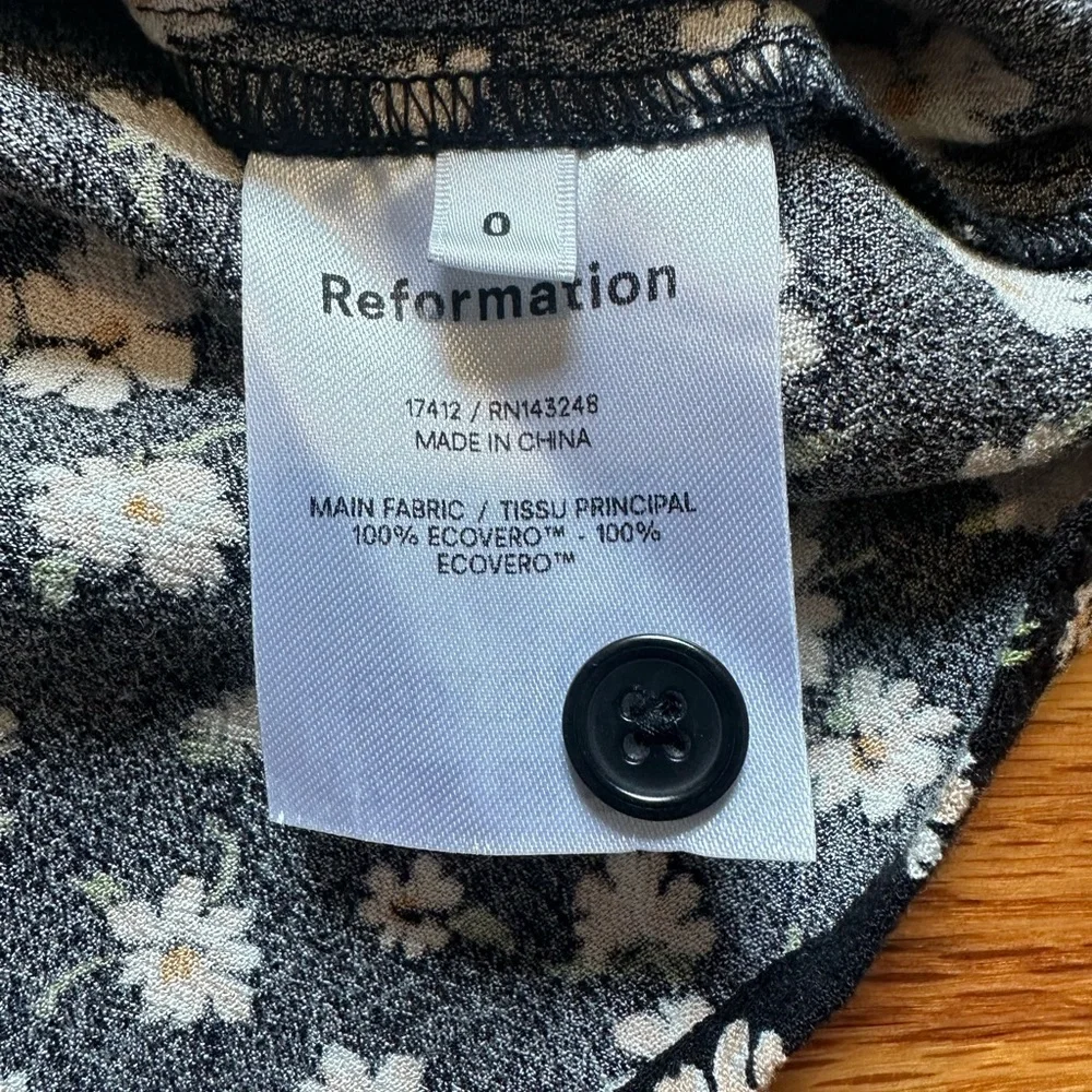 Reformation Leora Dress in Haley Floral Pattern size 0 - Picture 4 of 7